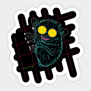 Cute colorful tarsier Sticker